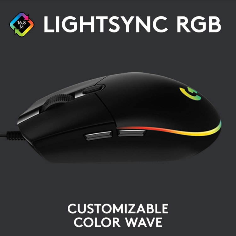 Logitech G203 LightSync Souris de Gaming