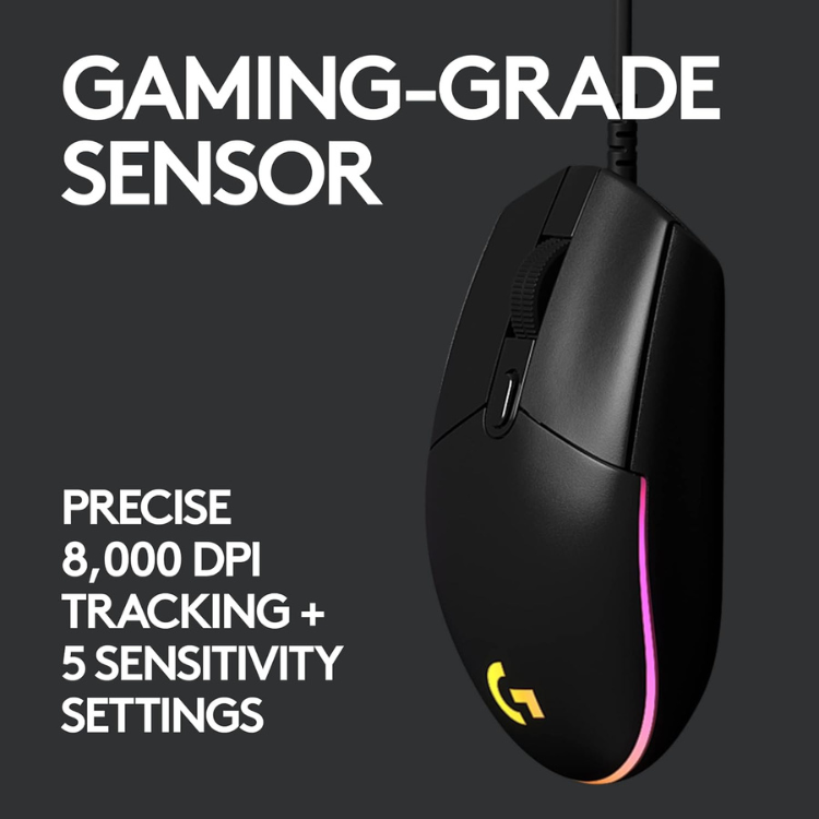 Logitech G203 LightSync Souris de Gaming