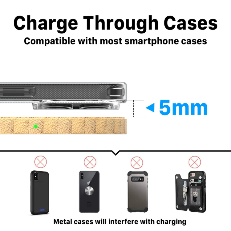 Ecoblvd Bamboo Chargeur sans fil 15W en bambou
