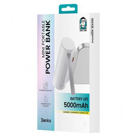 MINI BATTERIE EXTERNE POUR IPHONE - 5000 mAh