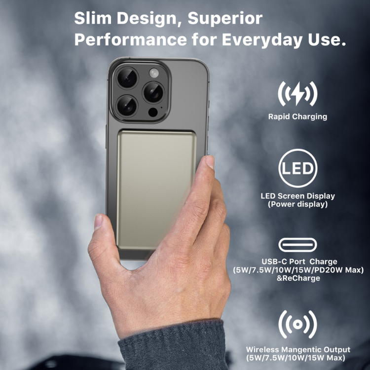 Mybat Snap+Go Batterie externe Magsafe 10000mAh