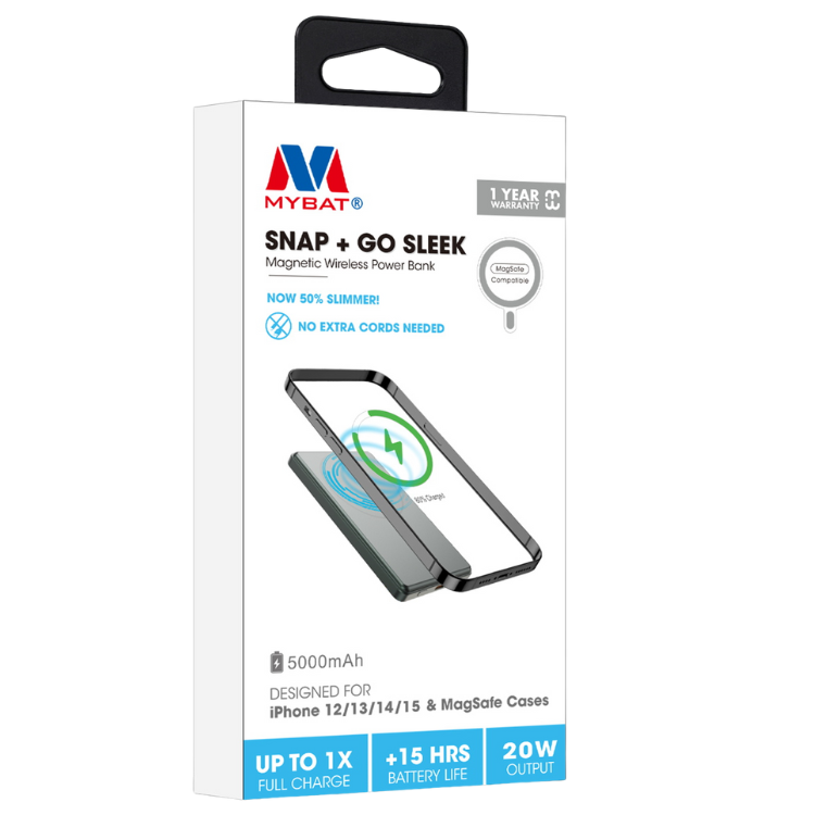 Mybat Snap+Go Batterie externe Magsafe 5000mAh