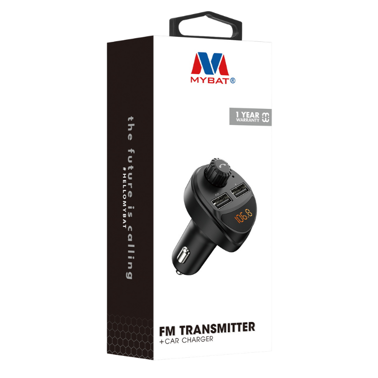MyBat FM Transmitter Transmetteur FM + Chargeur voiture