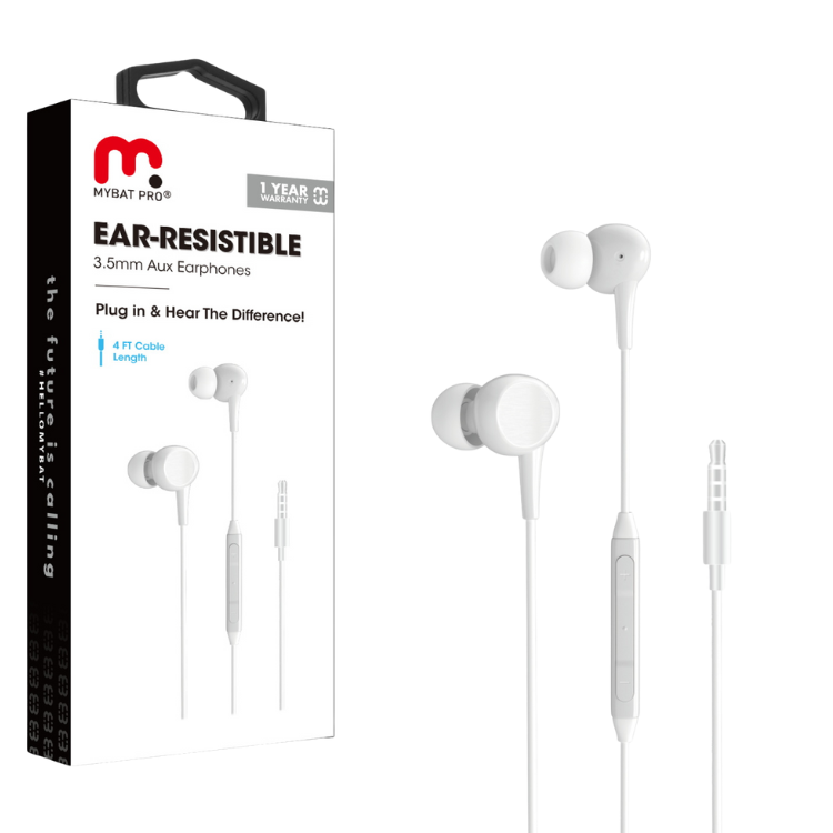 MyBat Pro Ear Resistible Écouteurs filaires 3,5 mm