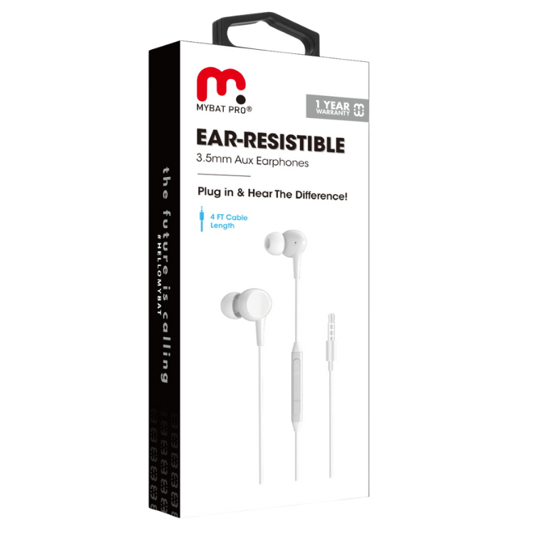 MyBat Pro Ear Resistible Écouteurs filaires 3,5 mm