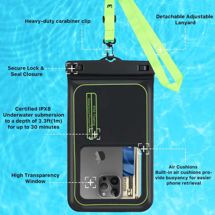 MyBat-pro Waterproof Pouch Pochette pour smartphone étanche MAX
