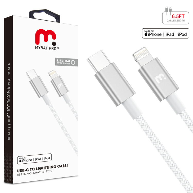 MyBat Pro MFi Câble USB-C vers Lightning 2m