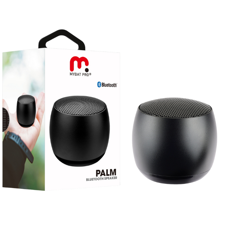 MyBat Pro Palm Mini Portable Wireless Speaker - Black