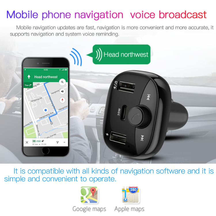 MyBat Pro Transmetteur FM avec chargeur voiture