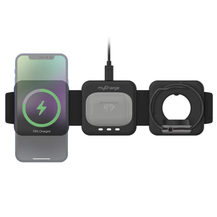 MYCHARGE Chargeur Sans Fil 3 en 1