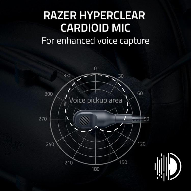 Razer BlackShark V2 Pro X Casque Filaire optimisé pour PS5, PS4 et PC