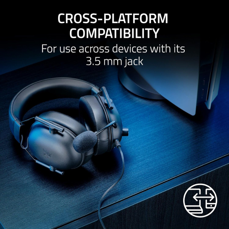 Razer BlackShark V2 Pro X Casque Filaire optimisé pour PS5, PS4 et PC