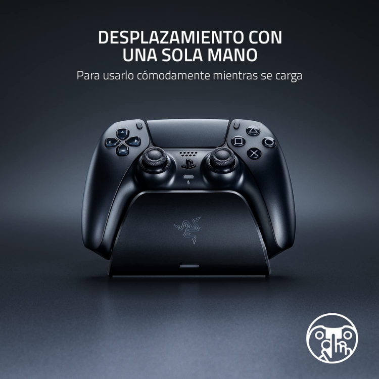 Razer Station de Recharge Rapide pour Manette PS5 – Support Officiel avec Charge USB-C (Manette non incluse)