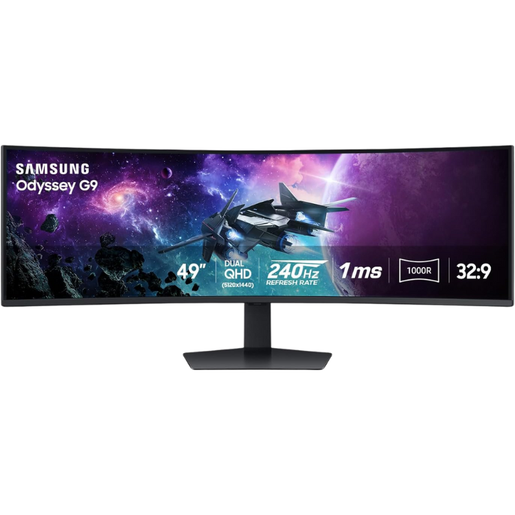 Samsung Odyssey G9 - Écran Ordi Gaming 49" UltraWide Incurvé - DQHD - 240Hz - 1ms
