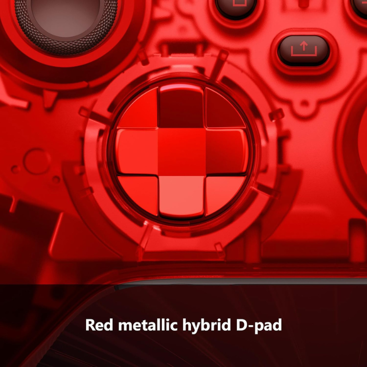 Microsoft Manette pour Xbox Red Translucide