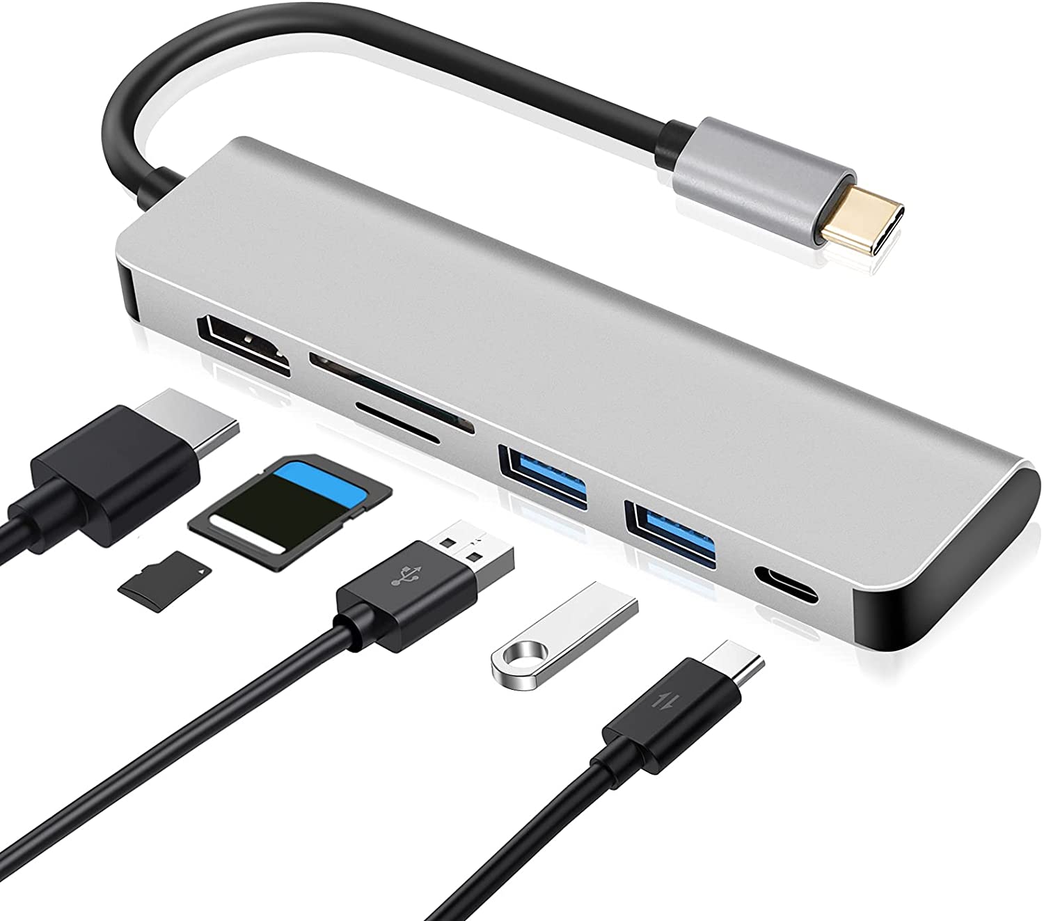 HUB USB-C POUR MACBOOK, ORDI ET TABLETTES