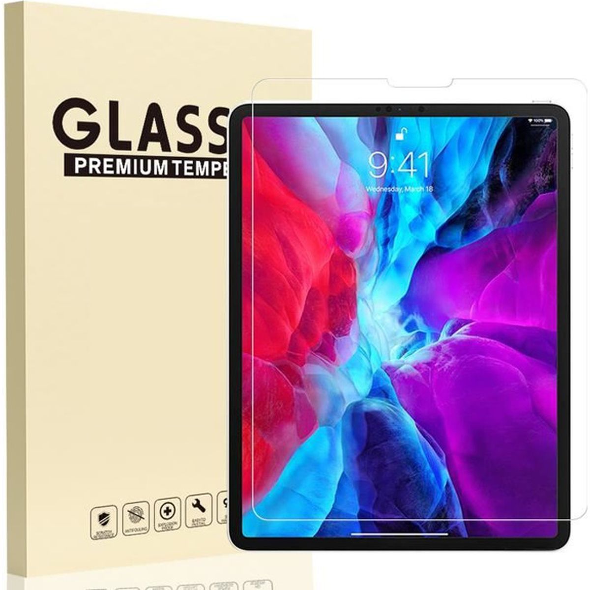 VERRE TREMPÉ POUR IPAD