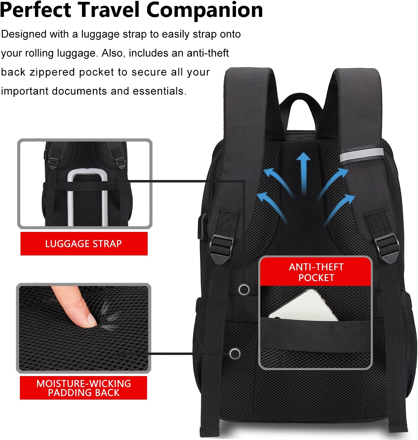 SAC A DOS POUR ORDINATEUR PORTABLE