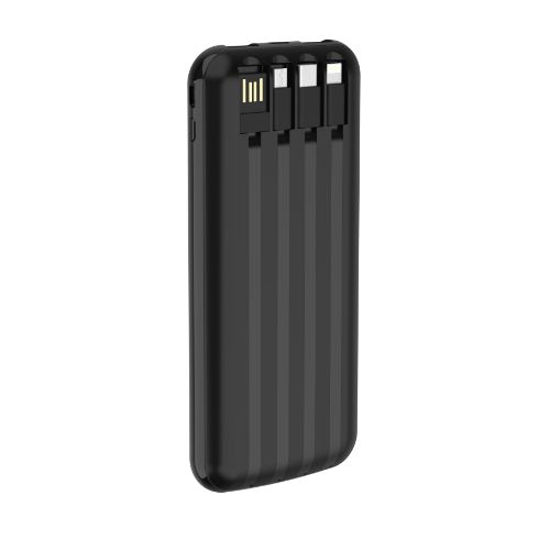 BATTERIE EXTERNE UNIVERSEL- 4 CABLES - 10000 mAh