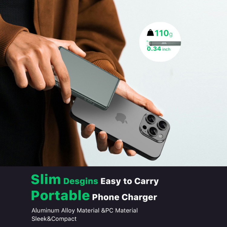 Mybat Snap+Go Batterie externe Magsafe 5000mAh