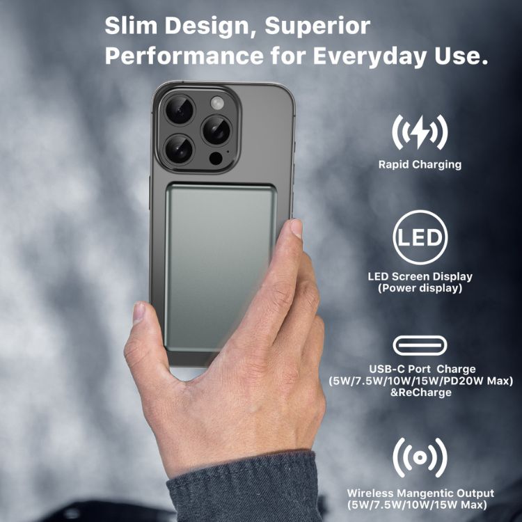 Mybat Snap+Go Batterie externe Magsafe 5000mAh
