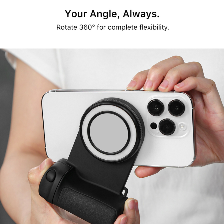 MyBatFlashBack poignée photo avec lumière intégrée MagSafe