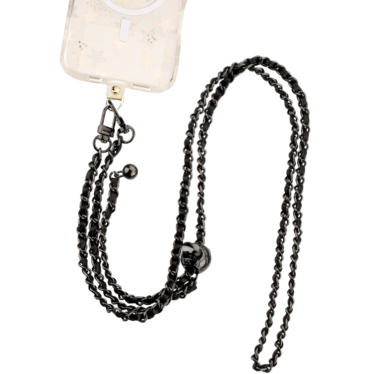 MyBat Obsidian Edge Bandoulière chaîne de luxe noire
