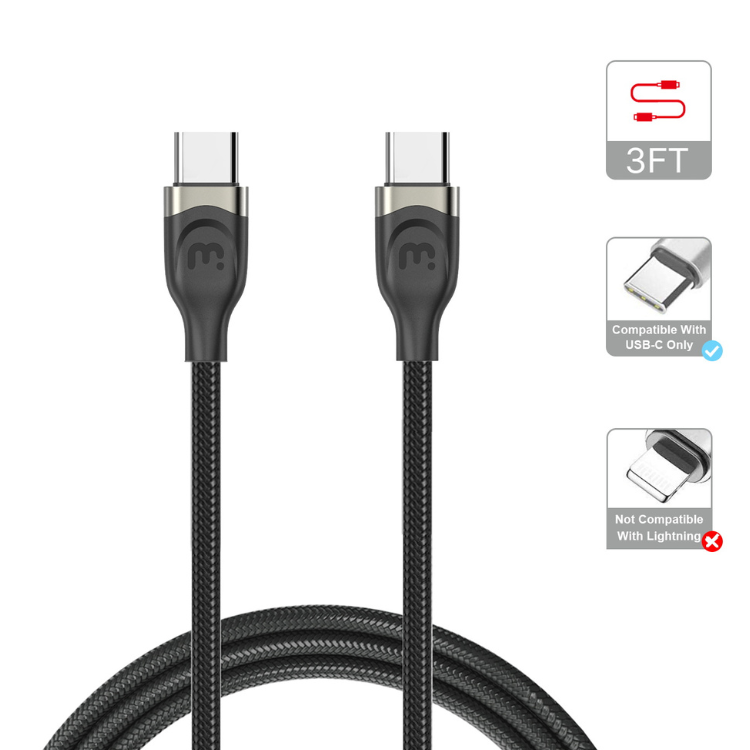 MyBat Pro Power Delivery X3 Chargeur voiture 30W 2en1 +câble USB-C