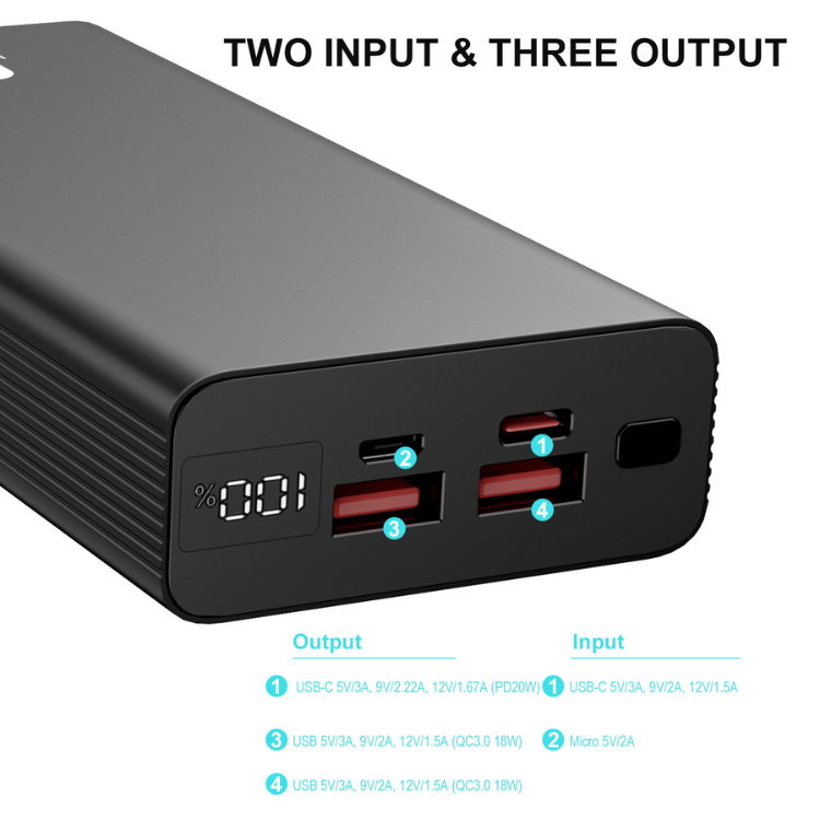 MyBat Pro Batterie externe 20000mAh