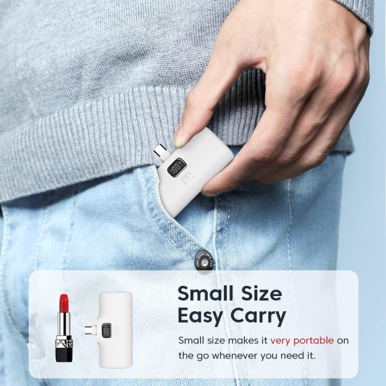 MyBat Plug+Go Batterie externe 5000mAh USB-C avec support intégré