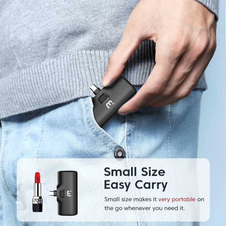 MyBat Plug+Go Batterie externe 5000mAh USB-C avec support intégré