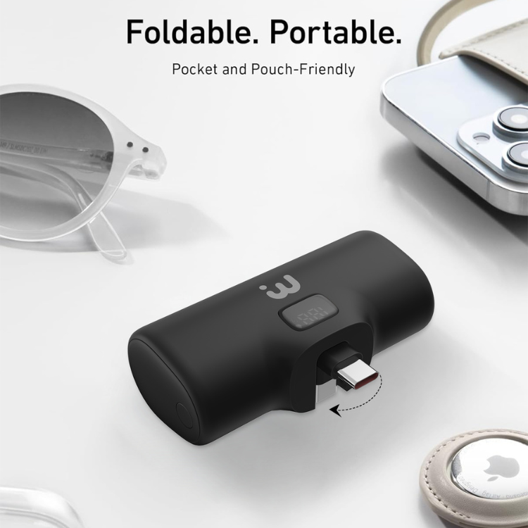 MyBat Plug+Go Batterie externe 5000mAh USB-C avec support intégré