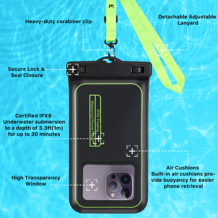 MyBat Waterproof Pouch Pochette pour smartphone étanche flottante