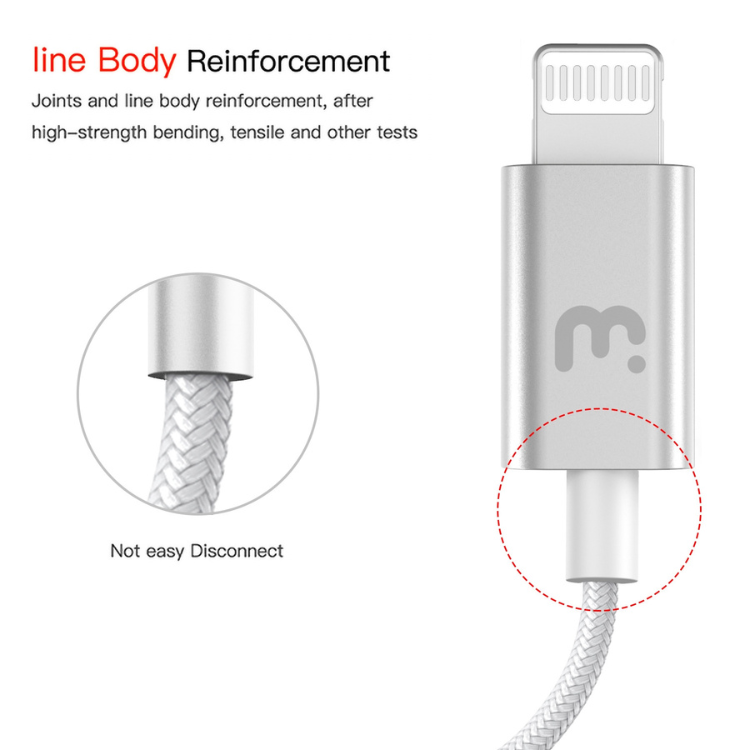 MyBat Pro MFi Câble USB-C vers Lightning 2m