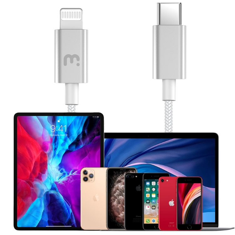 MyBat Pro MFi Câble USB-C vers Lightning 2m