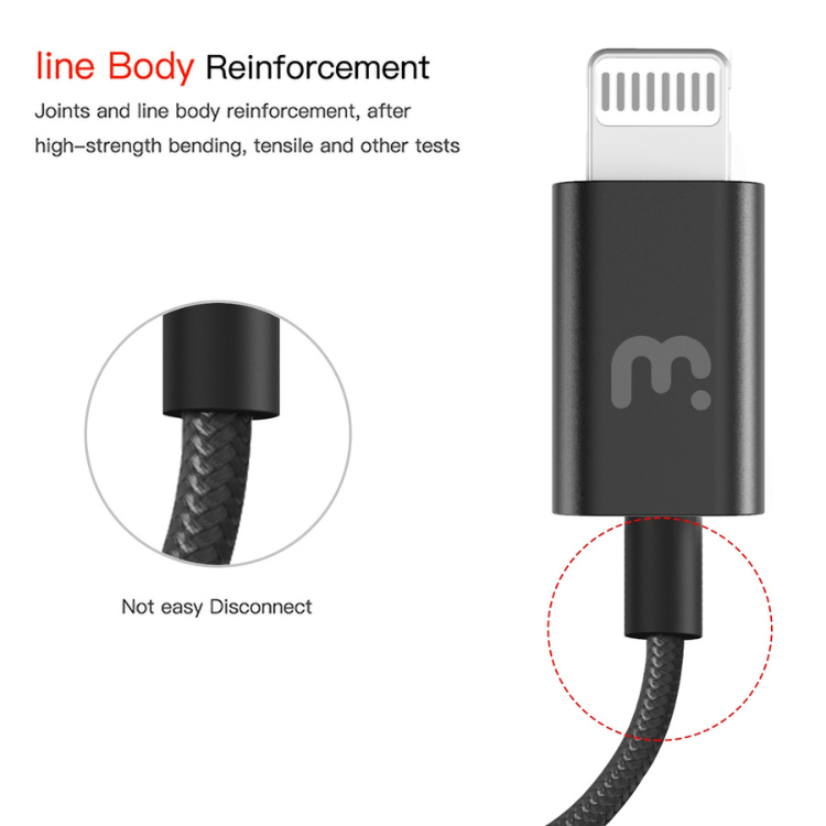 MyBat Pro MFi Câble USB-C vers Lightning 2m