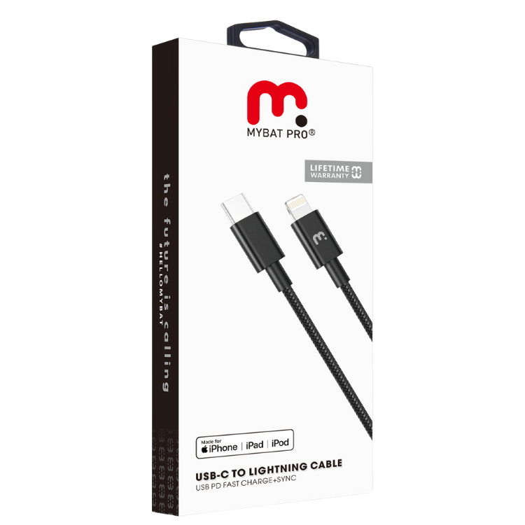 MyBat Pro MFi Câble USB-C vers Lightning 2m
