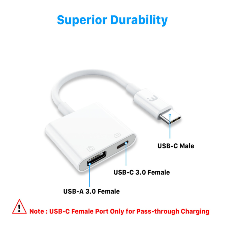 MyBat Pro Adapter Connecte, Recharge, Simplifie USB-C
