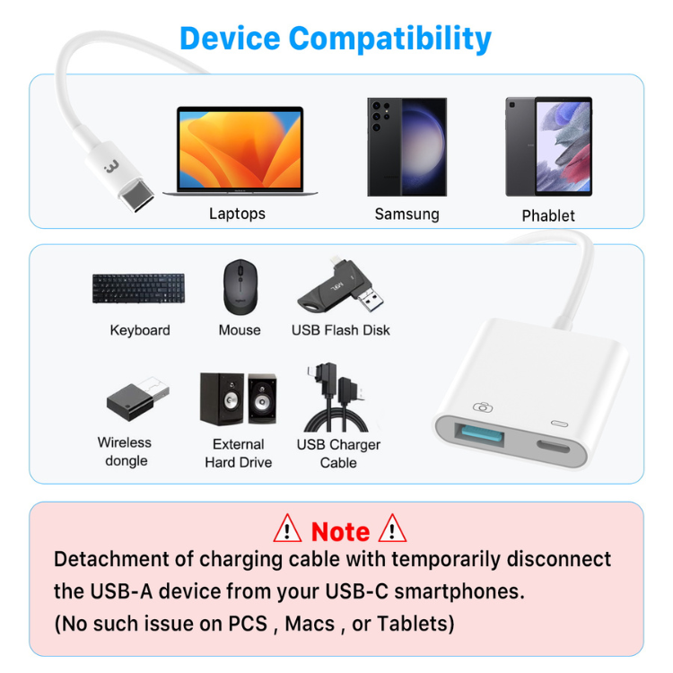 MyBat Pro Adapter Connecte, Recharge, Simplifie USB-C