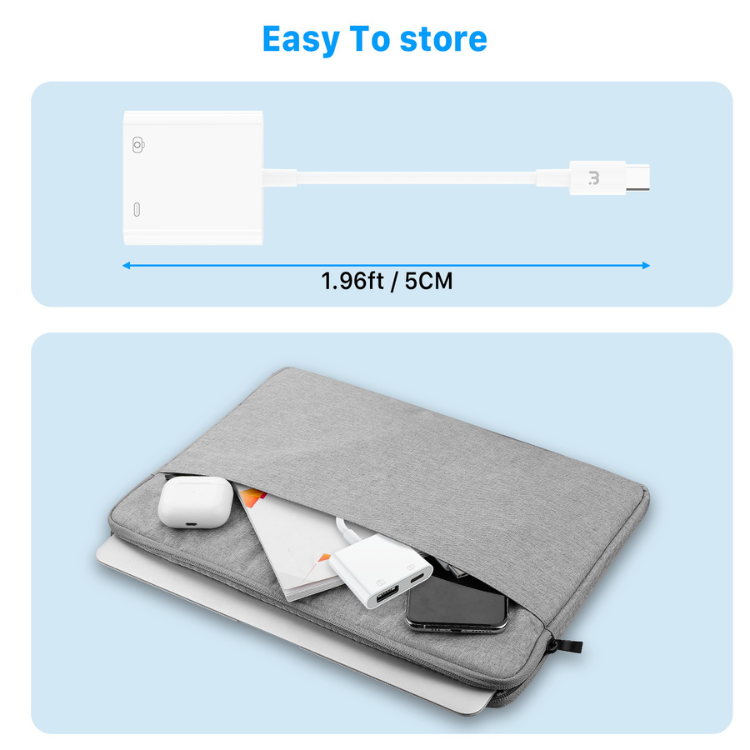 MyBat Pro Adapter Connecte, Recharge, Simplifie USB-C