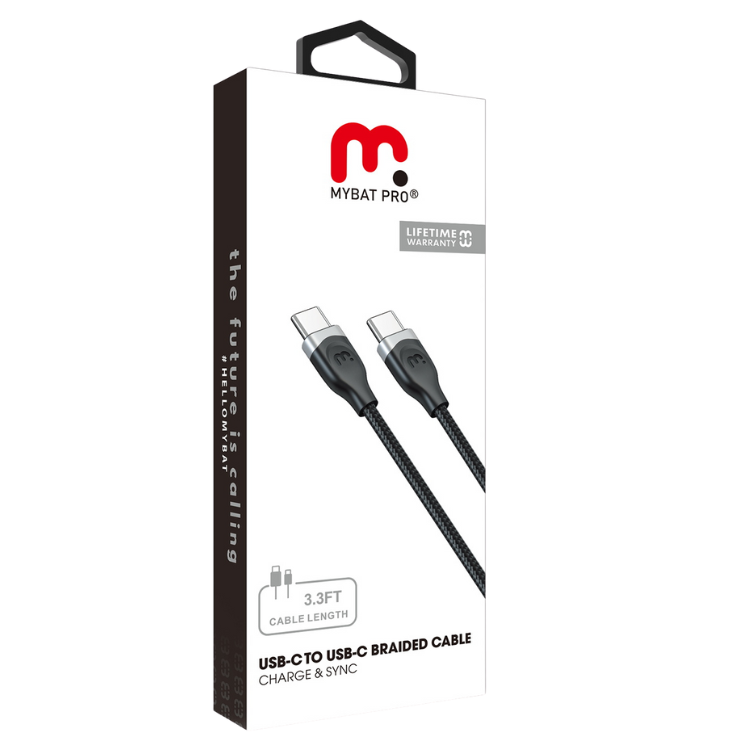 MyBat Pro Câble tressé USB-C vers USB-C 1m