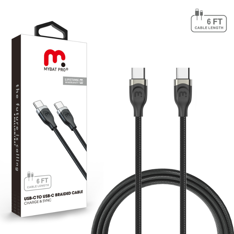 MyBat Pro Câble tressé USB-C to USB-C 2m