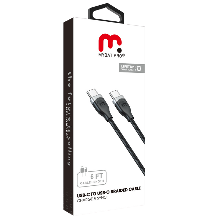 MyBat Pro Câble tressé USB-C to USB-C 2m