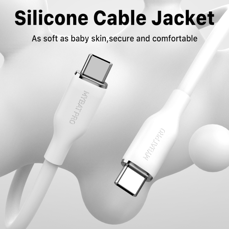 MyBat Pro Cable USB-C to USB-C en silicone, 2m