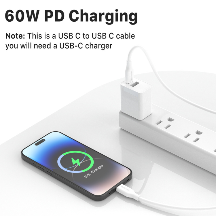 MyBat Pro Cable USB-C to USB-C en silicone, 2m