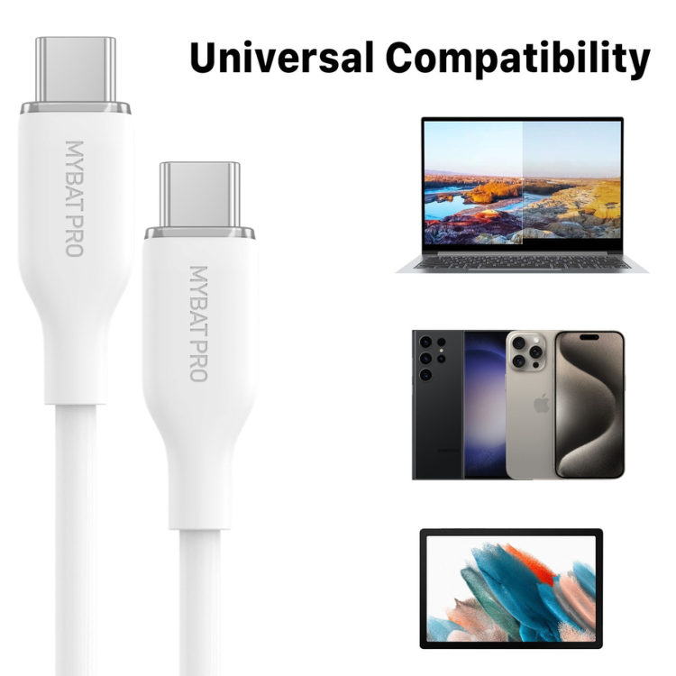 MyBat Pro Cable USB-C to USB-C en silicone, 2m