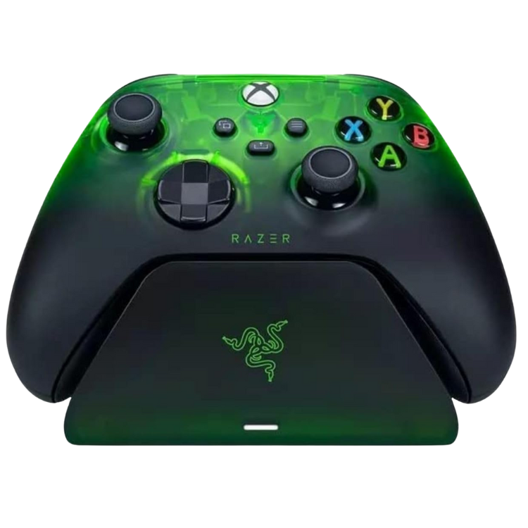Razer Manette Sans Fil Xbox avec Station de Recharge Rapide – Édition Limitée (Xbox Series X|S, Xbox One, PC)