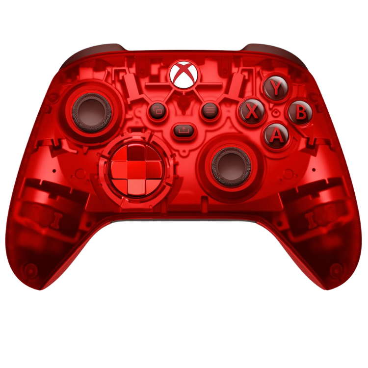 Microsoft Manette pour Xbox Red Translucide