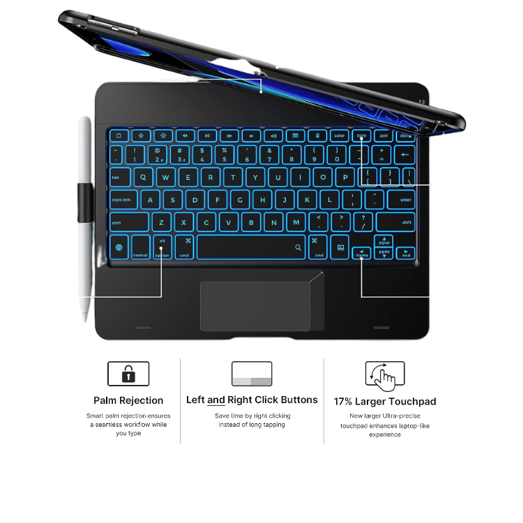 Typecase FLEXBOOK COQUE AVEC CLAVIER POUR IPAD Guadeloupe